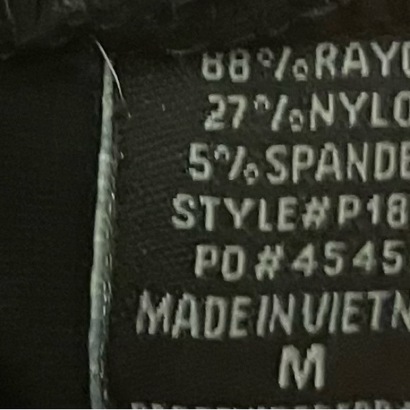 Body C stretchy black leggings/pants 5 pockets design zip/button Women M - Picture 11 of 16